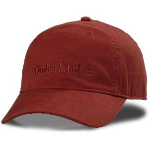 imageTimberland Cooper Hill Mens Baseball Cap  Cotton Canvas Adjustable Lightweight ampamp Stylish Hat for Outdoor ActivitiesBurnt Henna Red
