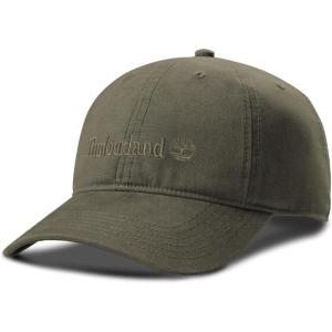 imageTimberland Cooper Hill Mens Baseball Cap  Cotton Canvas Adjustable Lightweight ampamp Stylish Hat for Outdoor ActivitiesLeaf Green Dark Green