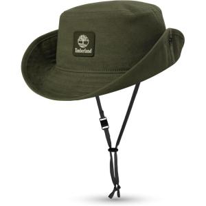 imageTimberland Floppy Kids Bucket Hat Boys Ages 714 One Size Packable Sun Hat Adjustable Chin Cord Lightweight ampamp BreathableLeaf Green Dark Green