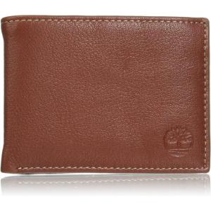 imageTimberland Mens RFID Blocking Wallet  Genuine Leather Passcase with Removable ID Holder 6 Card Slots 2 Billfold Pockets Slim Design Navy Blue One SizeBrown
