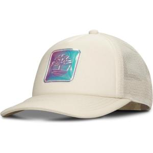 imageTimberland Monochrome Kids Trucker Hat for Girls Ages 714 Breathable and Adjustable Snapback Mesh Cap One SizeAntique White White