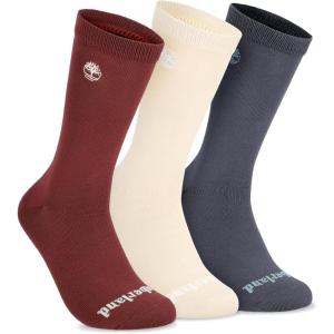 imageTimberland Socks for Women Supersoft Womens Socks Size M ampamp L Multiple Colors 3 PairsBurgundy Multi