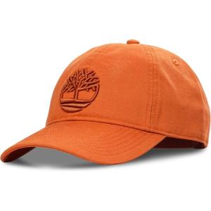 imageTimberland Soundview Baseball Cap for Boys 714 Cotton Canvas Adjustable Lightweight ampamp Durable One SizeBurnt Orange Orange