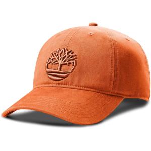 imageTimberland Soundview Mens Baseball Cap  Cotton Canvas Adjustable Lightweight ampamp Stylish Hat for Outdoor ActivitiesBurnt Orange Orange