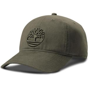 imageTimberland Soundview Mens Baseball Cap  Cotton Canvas Adjustable Lightweight ampamp Stylish Hat for Outdoor ActivitiesLeaf Green Dark Green