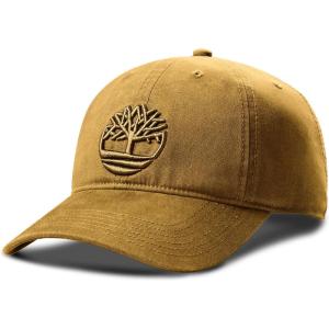 imageTimberland Soundview Mens Baseball Cap  Cotton Canvas Adjustable Lightweight ampamp Stylish Hat for Outdoor ActivitiesWheat Brown