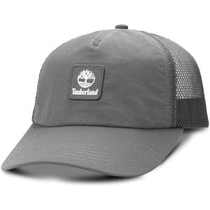 imageTimberland Trucker Hat Soft Structured Baseball Cap Adjustable Mesh Back Curved Brim Breathable ampamp Lightweight  One SizeQuicksilver