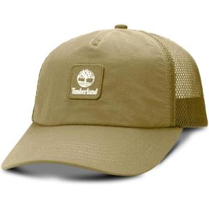 imageTimberland Trucker Hat Soft Structured Baseball Cap Adjustable Mesh Back Curved Brim Breathable ampamp Lightweight  One SizeTan