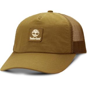 imageTimberland Trucker Hat Soft Structured Baseball Cap Adjustable Mesh Back Curved Brim Breathable ampamp Lightweight  One SizeWheat