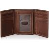 imageTimberland Mens Genuine Leather Rfid Blocking Trifold Wallet Brown One SizeBrown