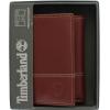 imageTimberland Mens Genuine Leather Rfid Blocking Trifold Wallet Brown One SizeCognac