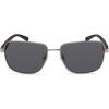 imageTimberland Mens TBA9265 Polarized Rectangular SunglassesShiny Gunmetal