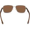 imageTimberland Mens Tba9263 Polarized Rectangular SunglassesShiny Dark Gunmetal