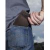 imageTimberland mens Canvas ampamp Leather Trifold Wallet Khaki One Size USDark Earth