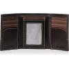 imageTimberland mens Canvas ampamp Leather Trifold Wallet Khaki One Size USDark Earth