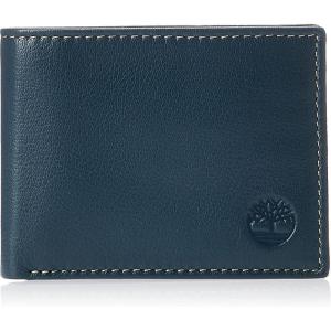 imageTimberland Mens Blix Slimfold Leather Wallet Black One SizeNavy