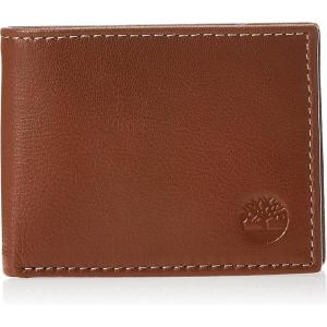 imageTimberland Mens Blix Slimfold Leather Wallet Black One SizeTan