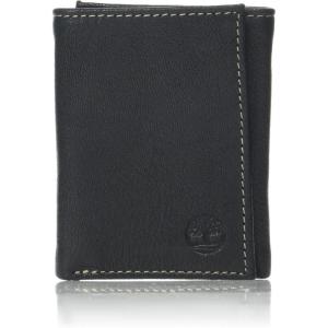 imageTimberland Mens Genuine Leather Rfid Blocking Trifold Wallet Brown One SizeBlack
