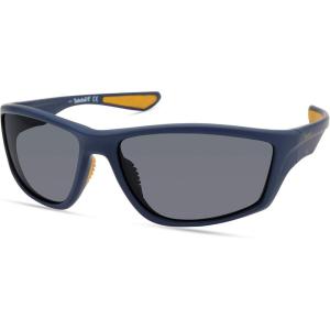 imageTimberland Mens TBA9272 Polarized Rectangular SunglassesMatte Navy