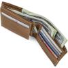 imageTimberland Mens Leather Passcase Trifold Wallet Hybrid Tan One Size