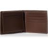 imageTimberland Mens Leather Wallet With Attached Flip Pocket Black Sportz One SizeBrown Hunter