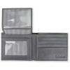 imageTimberland Mens Leather Wallet With Attached Flip Pocket Black Sportz One SizeCharcoal Cloudy