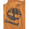 imageTimberland babyboys 2 Pieces Muscle Top Shorts SetBrown SugarDeep Black