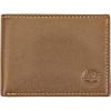imageTimberland Mens Leather Passcase Trifold Wallet Hybrid Tan One Size
