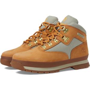 imageTimberland Boys Euro Hiker Mid Laceup Hiking BootsWheat Nubuck