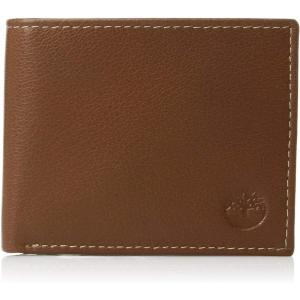 imageTimberland Mens Leather Wallet With Attached Flip Pocket Black Sportz One Sizetan