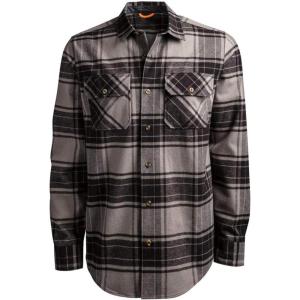 imageTimberland PRO Mens Woodfort Heavyweight Long Sleeve ShirtPewterBlack Check