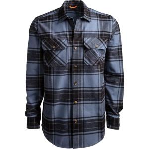 imageTimberland PRO Mens Woodfort Heavyweight Long Sleeve ShirtVintage IndigoBlack Check