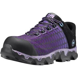 imageTimberland PRO Womens Powertrain Sport Alloy Safety Toe Static Dissipative Industrial Athletic Work ShoeBlackPurple