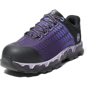 imageTimberland PRO Womens Powertrain Sport Alloy Safety Toe Static Dissipative Industrial Athletic Work ShoeBlackPurple2024 New