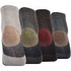 imageTimberland Mens Half Cushioned Quarter Socks 4 PairsBrown