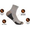 imageTimberland Mens Half Cushioned Quarter Socks 4 PairsBrown