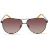 imageTimberland Mens TBA9267 Polarized Pilot SunglassesShiny Dark Gunmetal