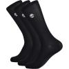 imageTimberland Womens Ribbed Supersoft Crew Socks 3 PairsBlack