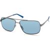 imageTimberland mens Tba9266 Sunglasses Shiny Dark Nickeltin 61mm US