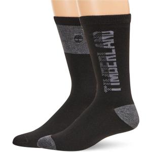 imageTimberland Mens 2Pack Crew SocksBlack
