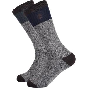 imageTimberland Mens 2Pack Crew SocksMulti 2 Pack