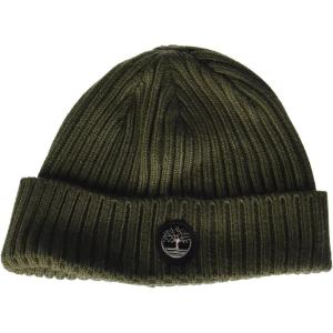 imageTimberland Mens Ribbed Watch Cap with Logo PlateGrape Leaf