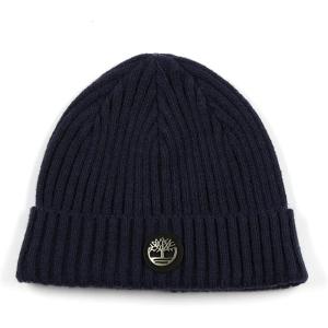 imageTimberland Mens Ribbed Watch Cap with Logo PlatePeacoat