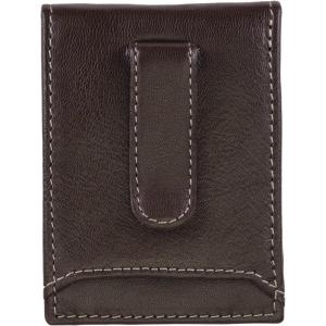imageTimberland Mens Slim Leather Front Pocket Credit Card Holder WalletBrown Money Clip