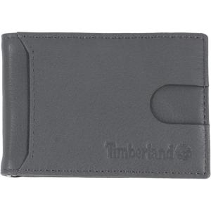 imageTimberland Mens Slim Leather Front Pocket Credit Card Holder WalletGrey Blix Money Clip