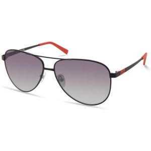 imageTimberland Mens TBA9267 Polarized Pilot SunglassesMatte Black