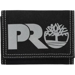 imageTimberland PRO Mens Cordura Nylon RFID Trifold Wallet with ID WindowBlack Reflective
