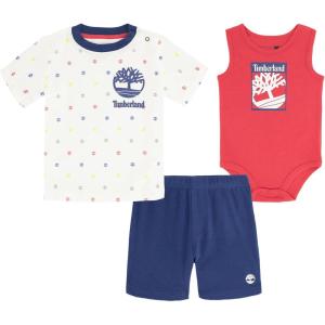 imageTimberland boys 3 Pieces Short SetChrysanthemumDeep Water