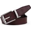 imageTimberland Mens 35mm Classic Leather Reversible BeltBrownBlack