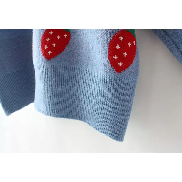 Gihuo Women's Kawaii Valentines Sweater Crewneck Knit Cute Sweater